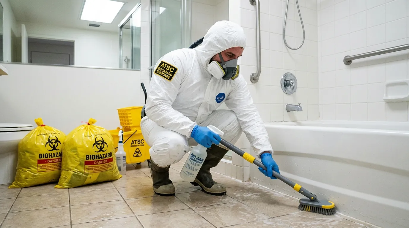 Decontamination equipment deployed for Blood Cleanup in North Hills